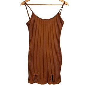 Shien Tan Double slit Cotton stretch dress Size L